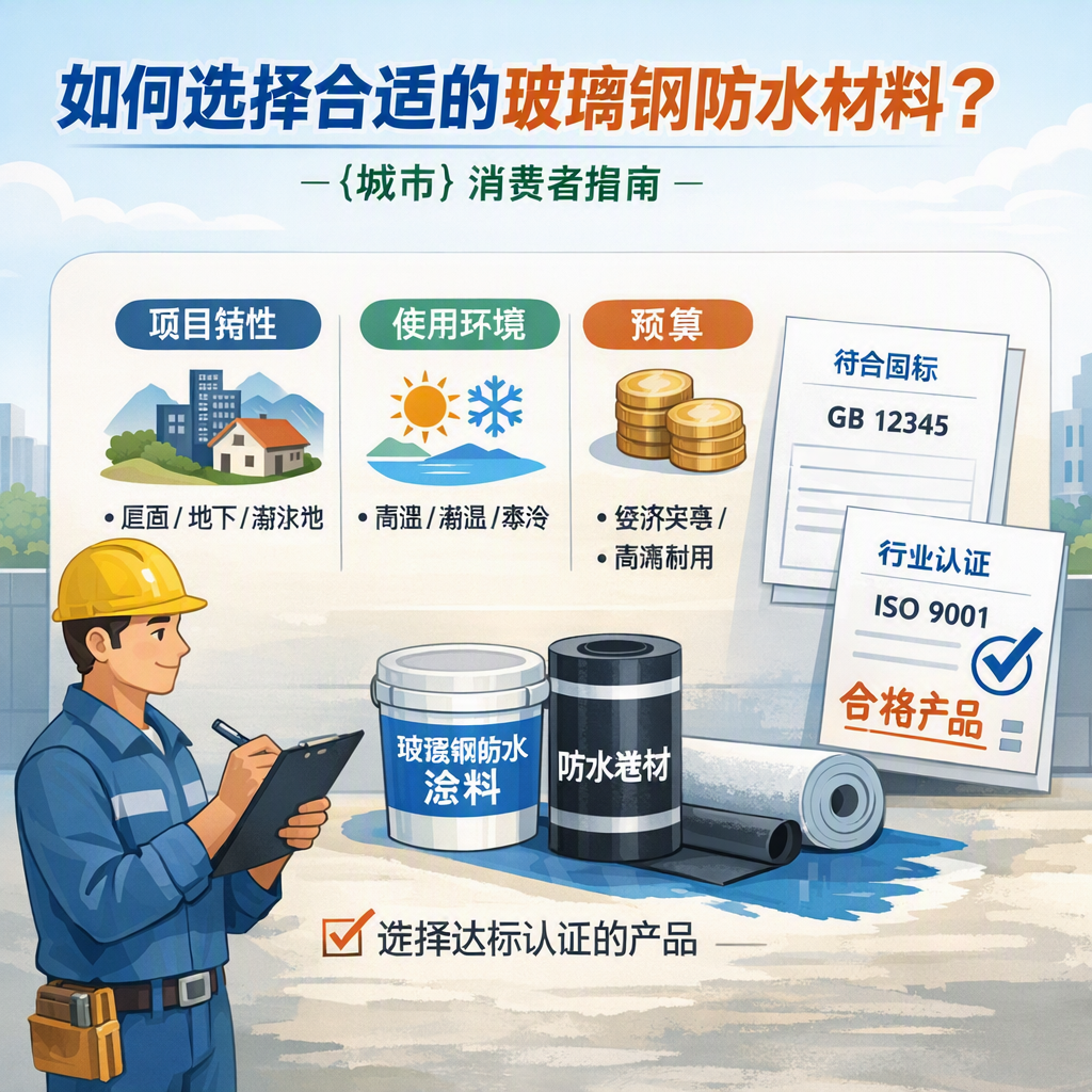 如何判定玻璃钢防水材料的合格标准？ 丽江 消费者指南