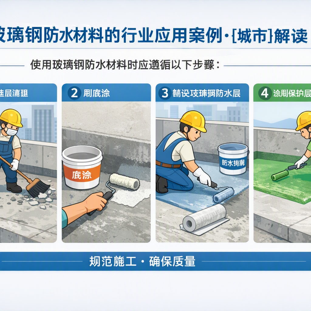 玻璃钢防水材料的行业应用案例，丽江解读