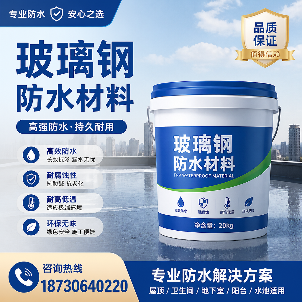 了解玻璃钢防水材料的市场趋势,丽江 企业不可不知